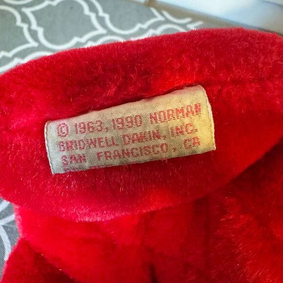 Vintage 90s Dakin Clifford The Big Red Dog Plush Stuffed Animal Large Toy - Picture 3 of 8